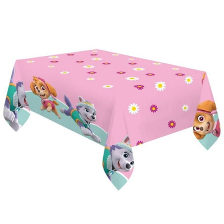 girly-paw-patrol tablecloth