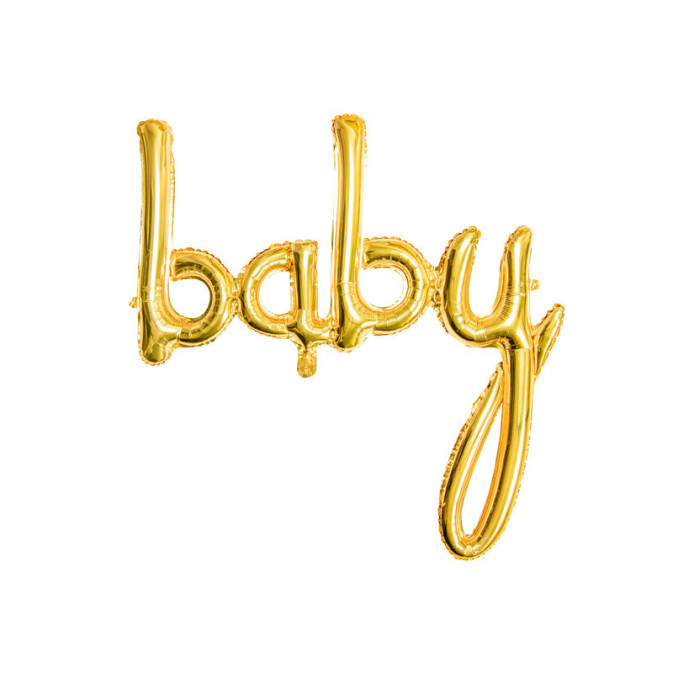Gold Baby Balloon | Baby shower decor