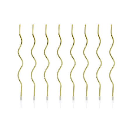 golden spiral birthday candles