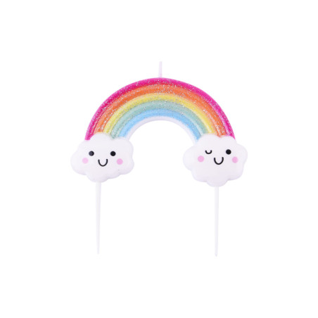 rainbow-candle