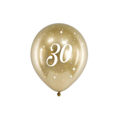balloons-birthday-30-years-gold