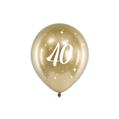 balloons-40-years-gold