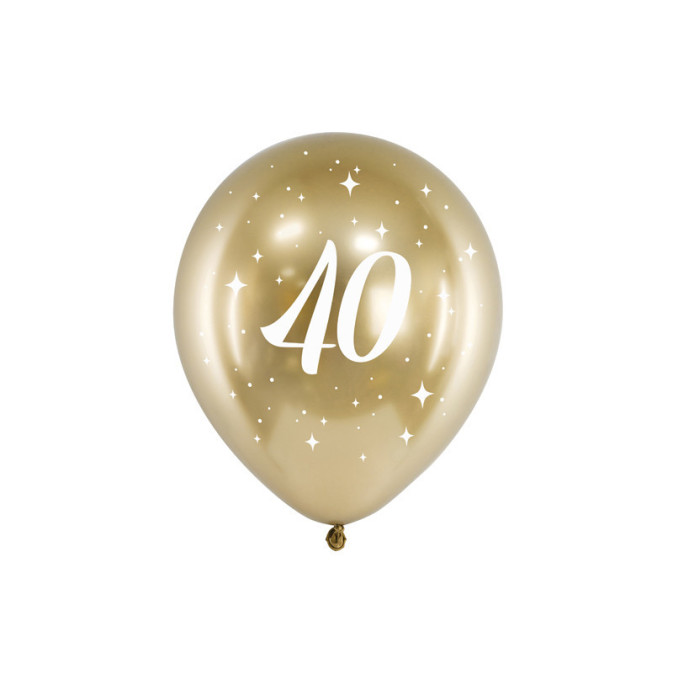 balloons-40-years-gold