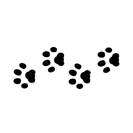 stencil-dog-paw-cake-design