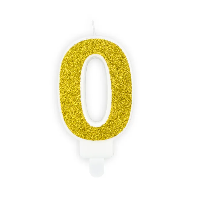 candle-number-0-gold-for-cake