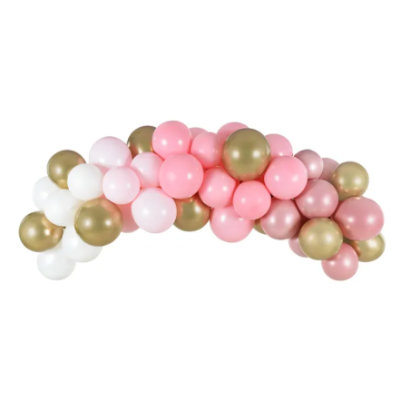 balloon-arch-pink-gold-white