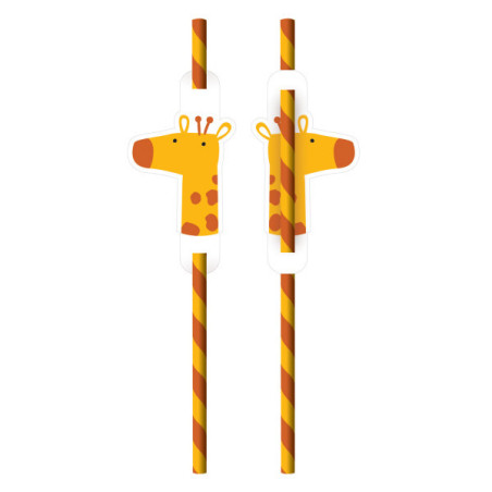 giraffe-birthday-straws