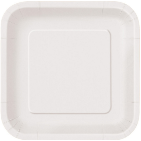 16-square-cardboard-dessert-plates-white-color