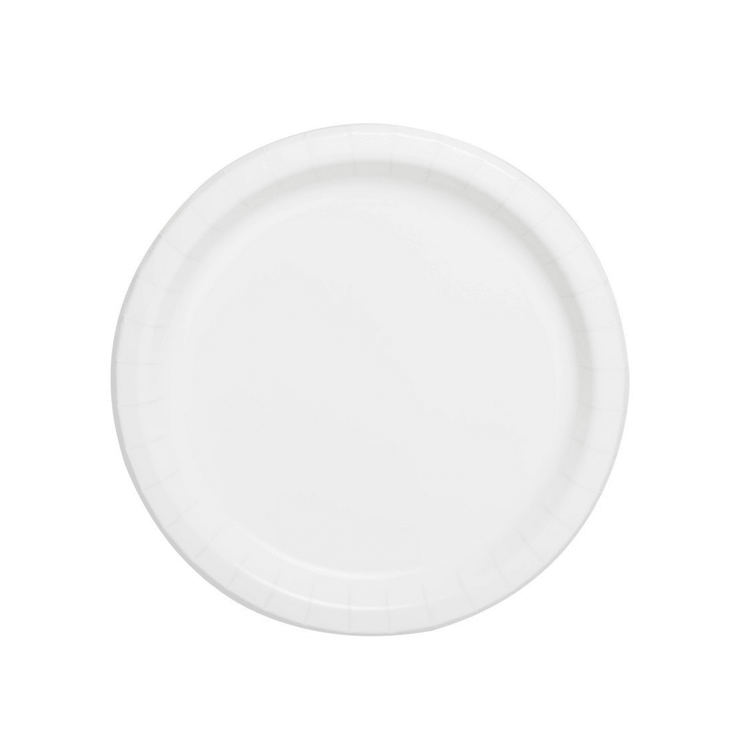 20 white dessert plates 17 cm