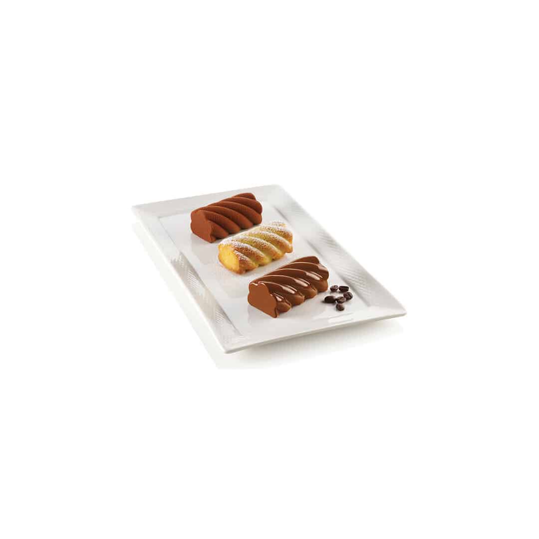 mini yule logs Silikomart