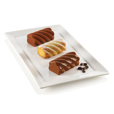 mini yule logs Silikomart