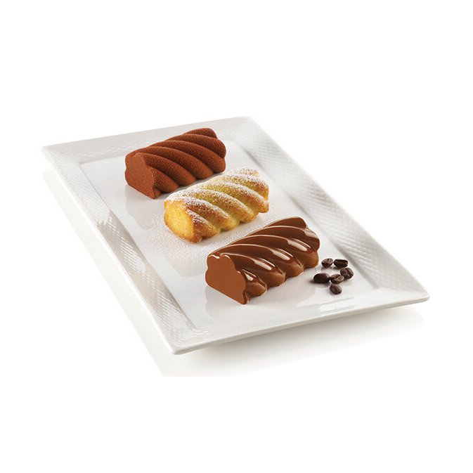 mini yule logs Silikomart