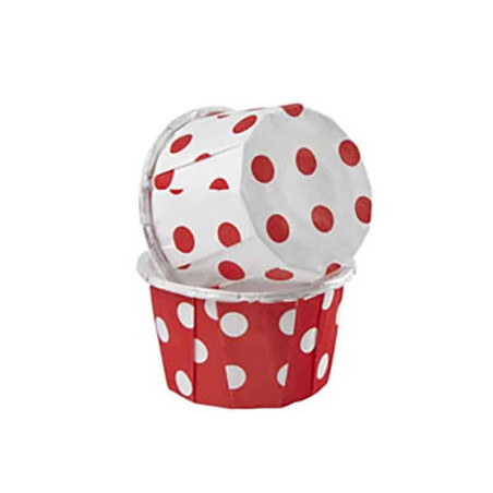 polka dot boxes for mini muffins