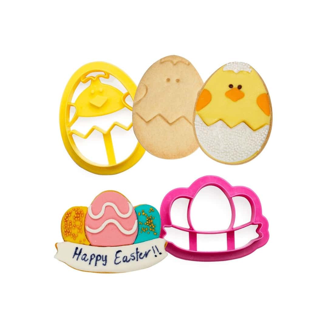 Easter cookie and cookie cutter