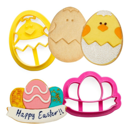 Easter cookie and cookie cutter