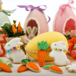 rabbit and carrot easter shortbread
