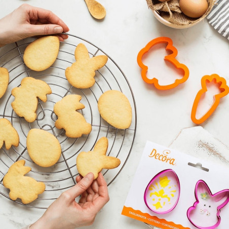 shortbread and Easter cookie cutters