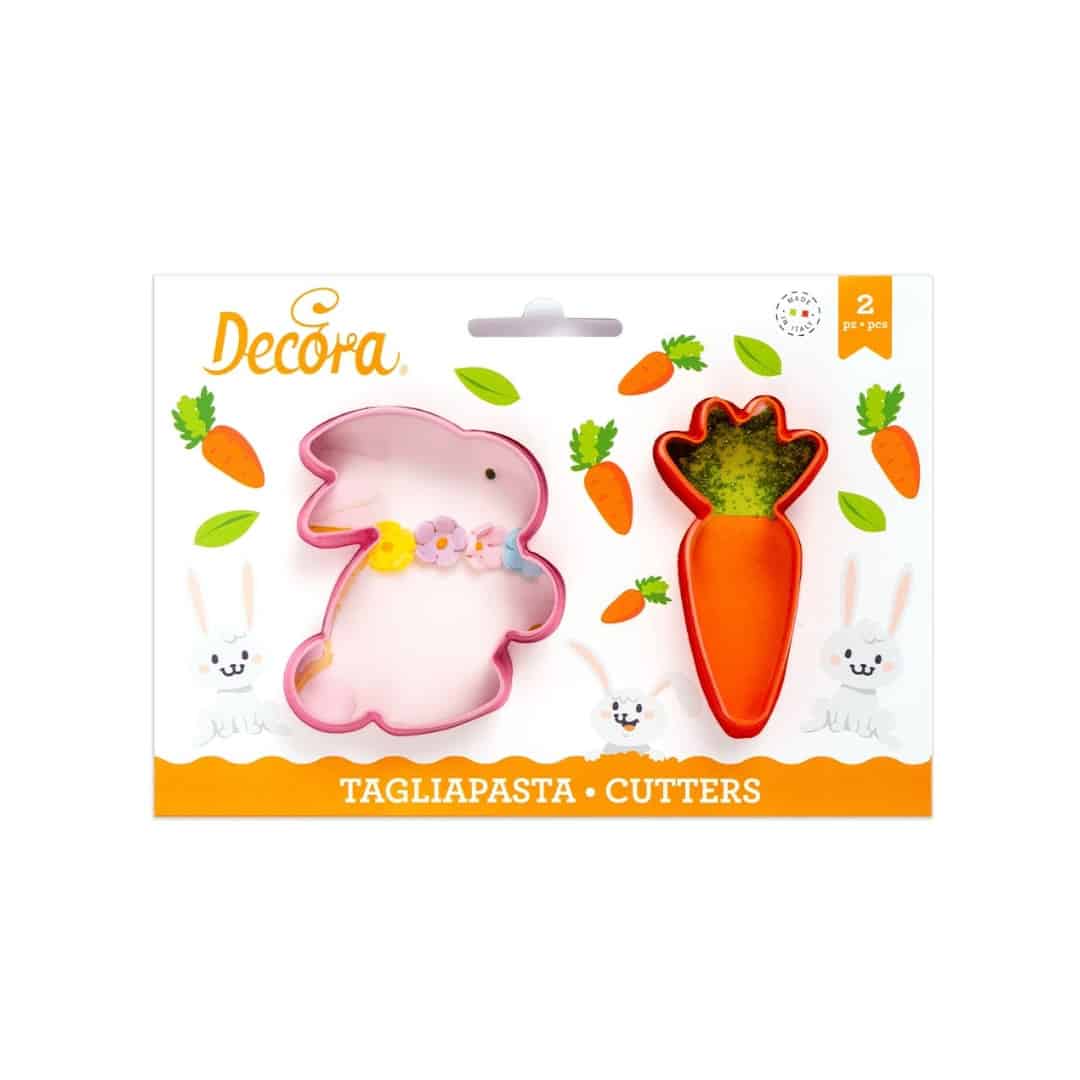 Easter bunny and carrot cookie cutter