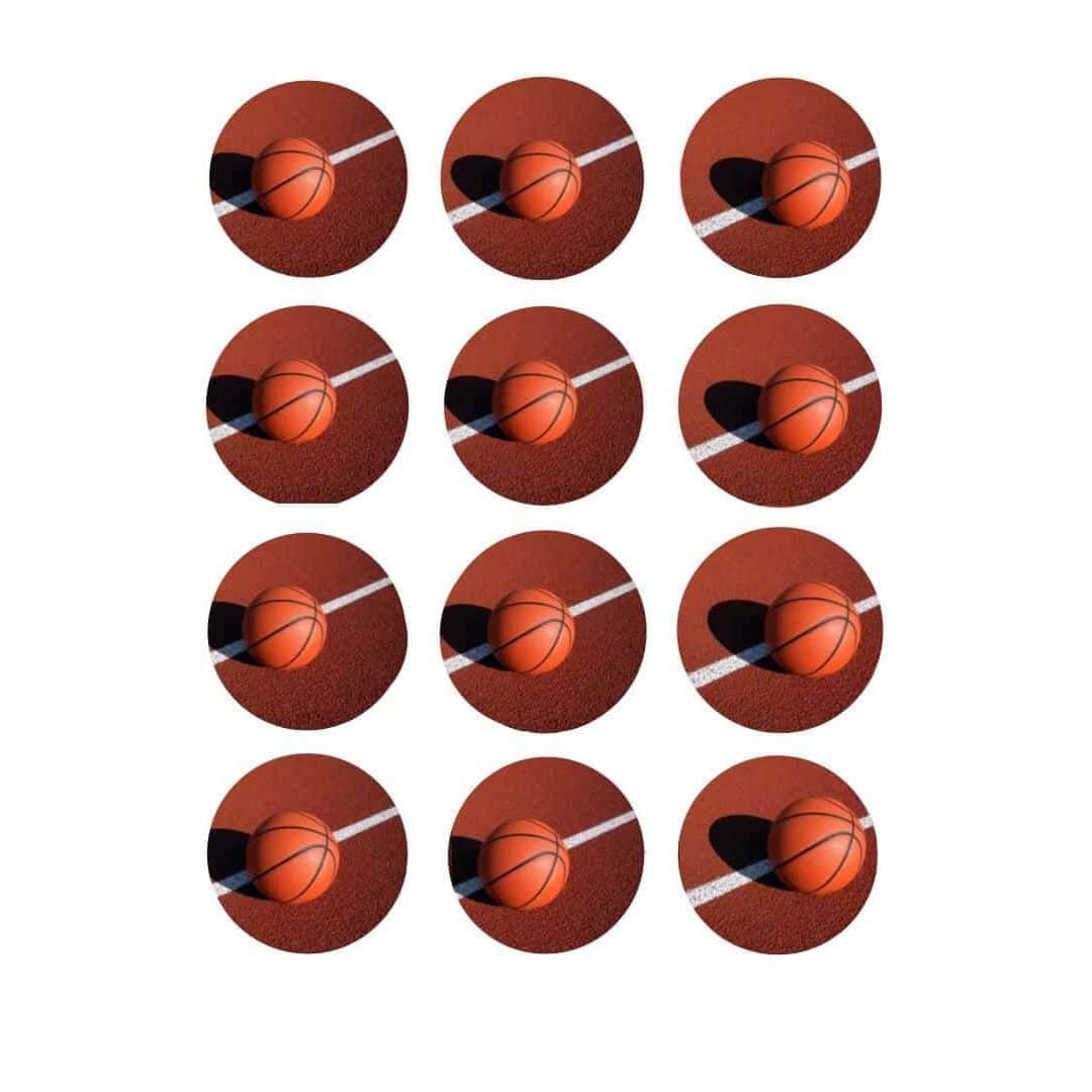 12-Mini-sugar-basketball-discs