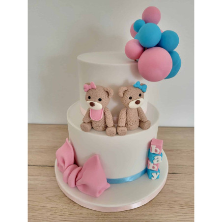 gender reveal cake