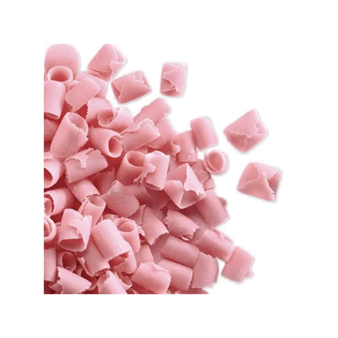 pink chocolate chips
