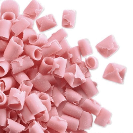 pink chocolate chips
