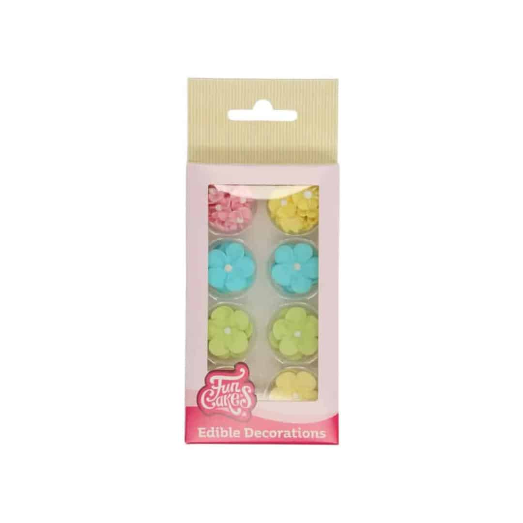 Mix 32 pastel sugar flowers