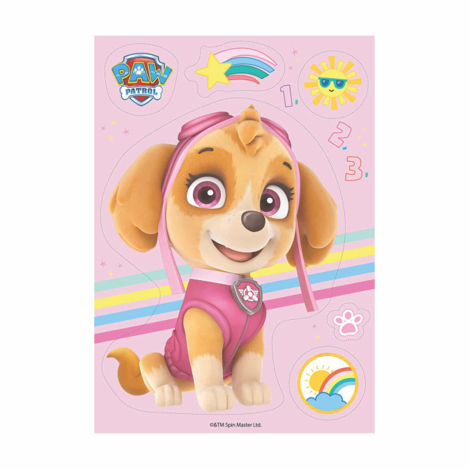 Paw Patrol Stella wafer pre-cut