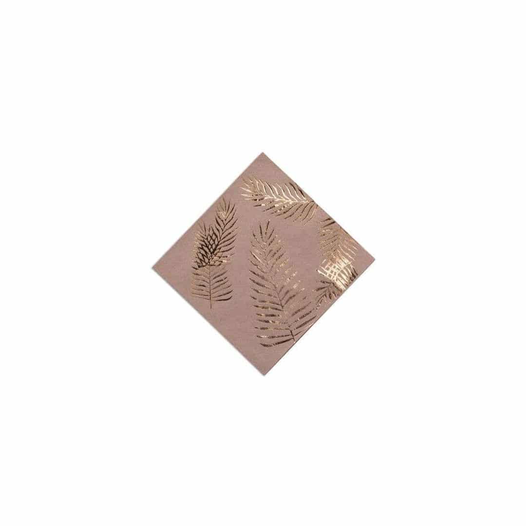 chic tropical paper napkins