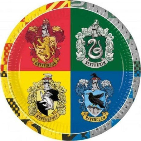 8 Harry Potter birthday plates