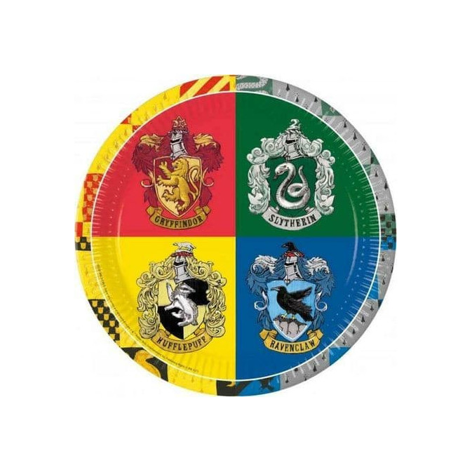 8 Harry Potter birthday plates
