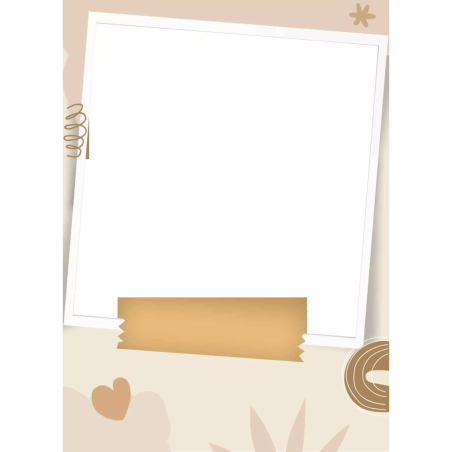 Customizable A4 edible photo
