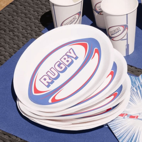 rugby plates