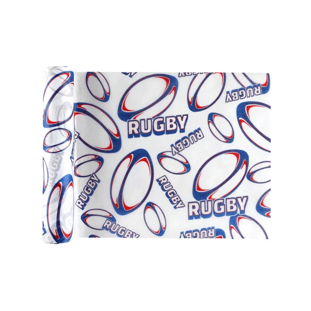 table-runner-ball-rugby