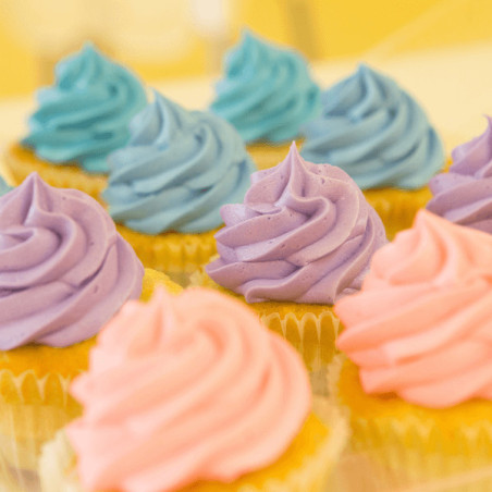 Cupcake topping with the 1m wilton nozzle