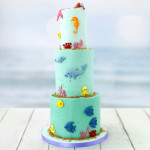 sea-themed cake