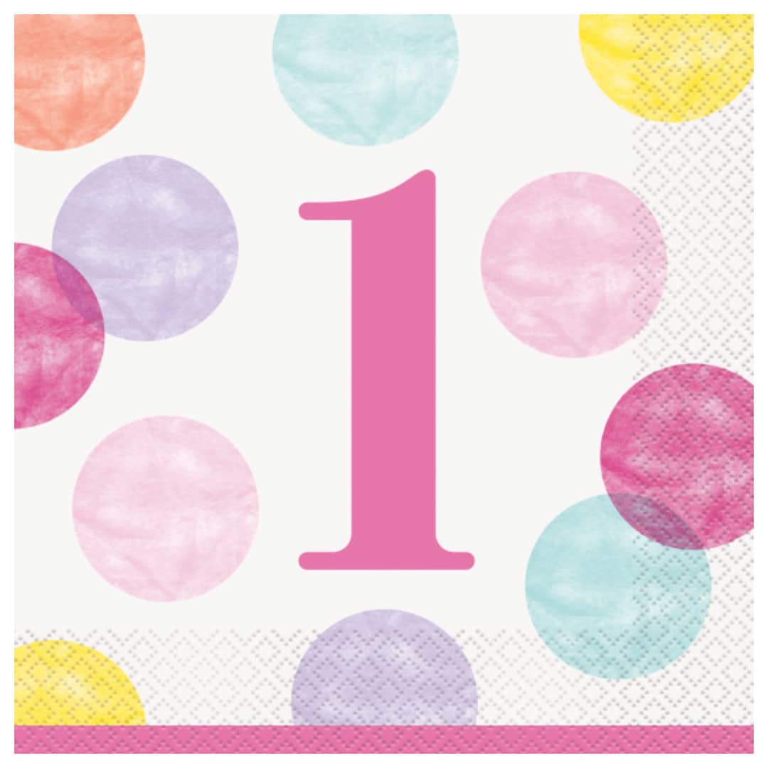 napkins-1-year-pink