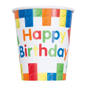 8 building block cups