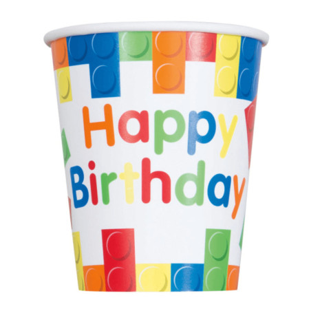 8 building block cups