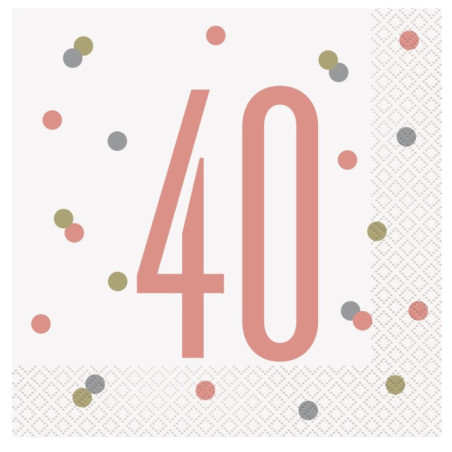 16-napkins-40-years-pink