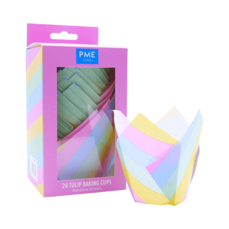 multicolor cupcake box package