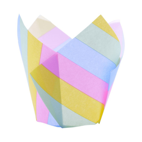 multicolored cupcake box