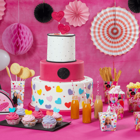 barbie sweet table