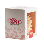 dahlia in its box
