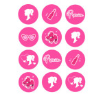 customizable mini-sugar-disc-doll