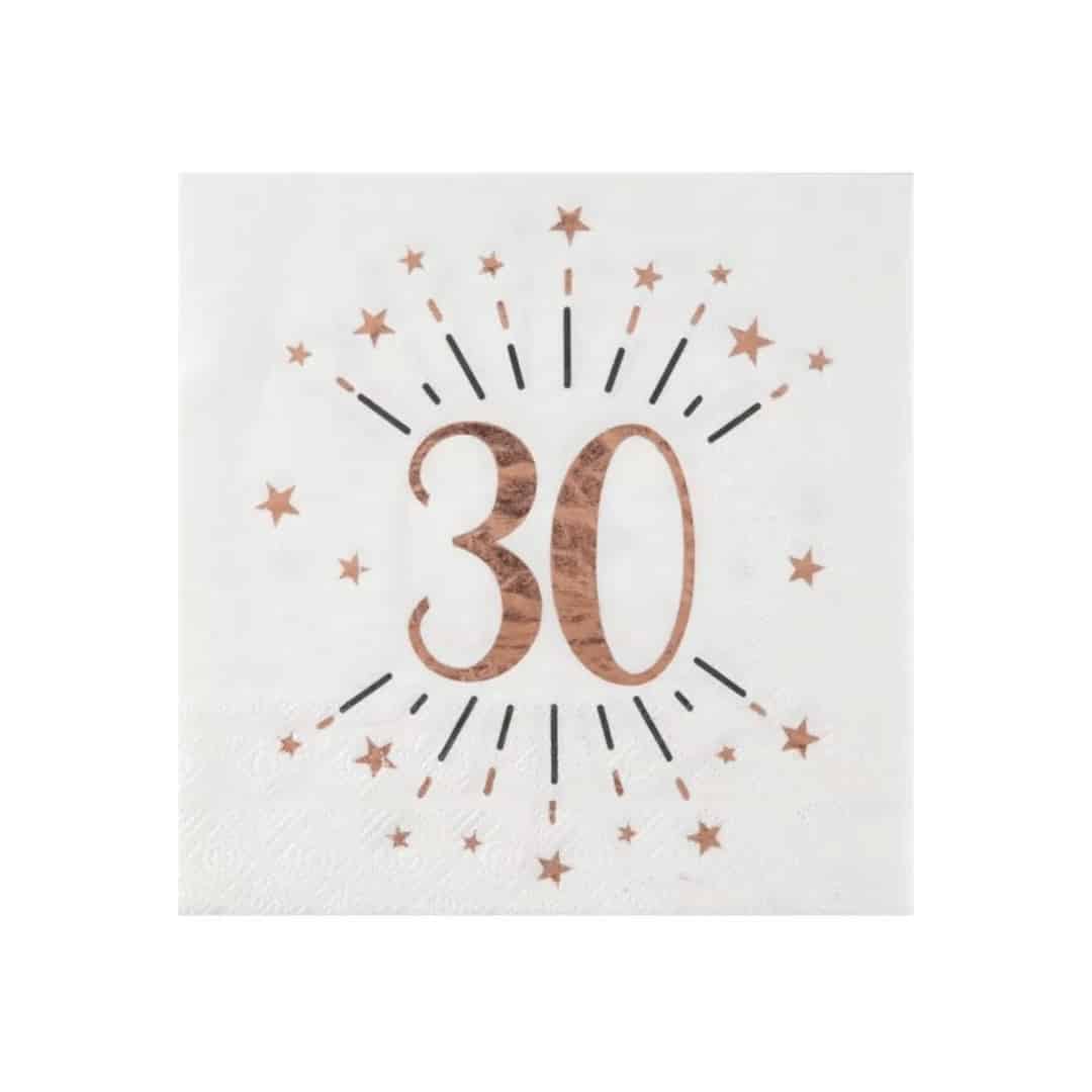 napkins-30-years-rose-gold