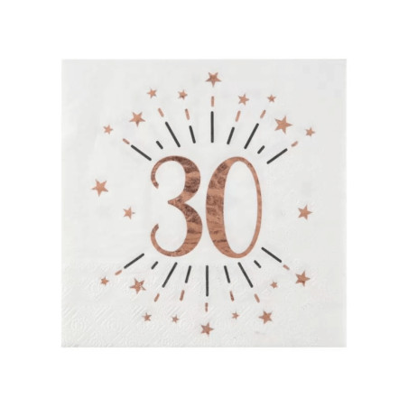 napkins-30-years-rose-gold