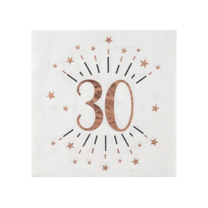 napkins-30-years-rose-gold