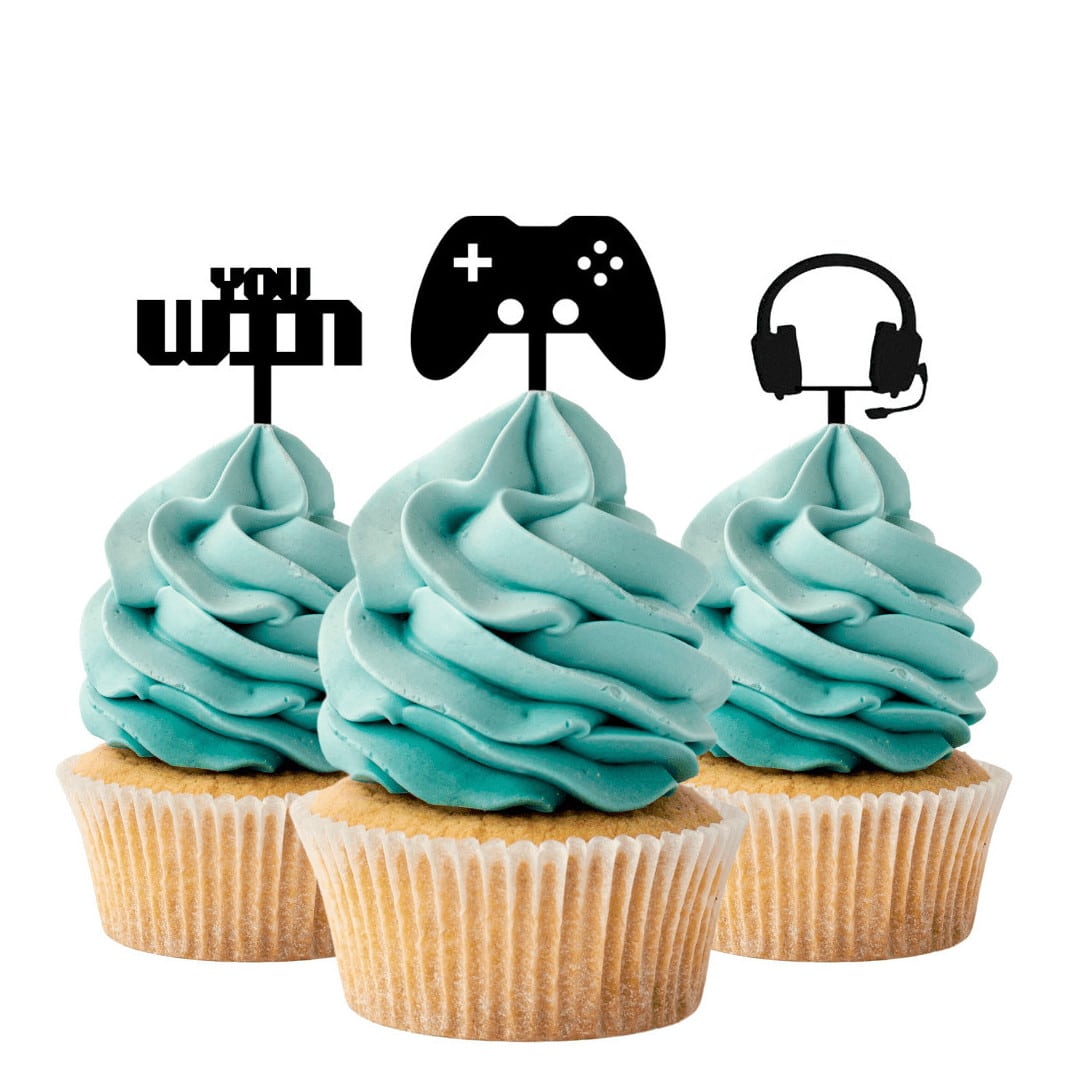 cupcake-topper-video-games