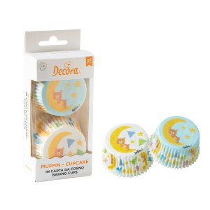 36 baby bear cupcake cases